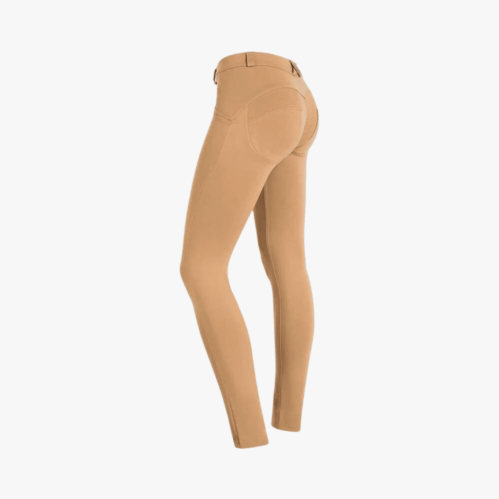Freddy Womens Regular Waist Long Length Cotton Pant Macaroon | Freddy