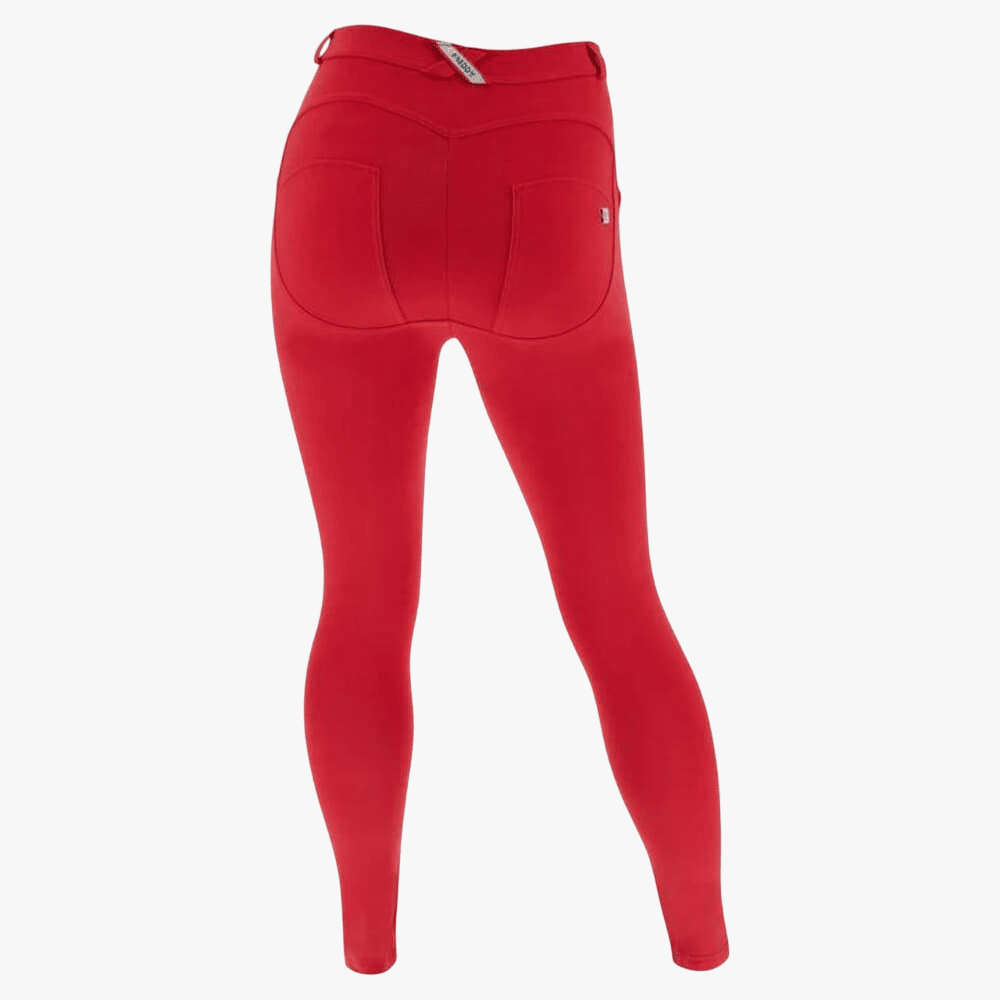 Freddy Womens Wr.Up® Curvy Skinny Leg Push Up Organic Cotton Pants Tango Red | Freddy