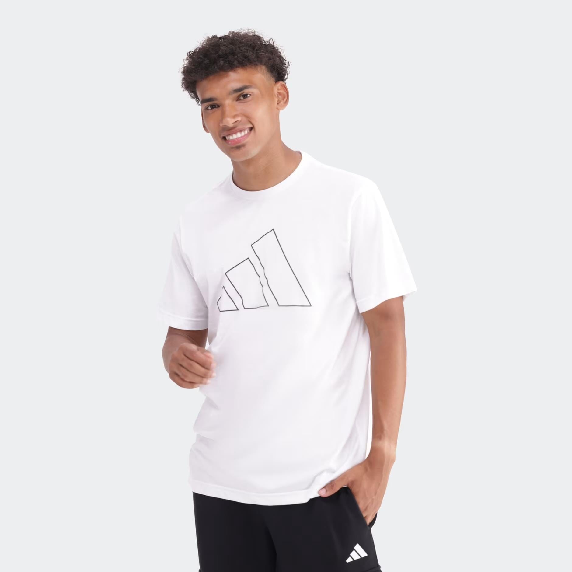 Adidas Mens Wo Es Fr Logo Tee White | Adidas