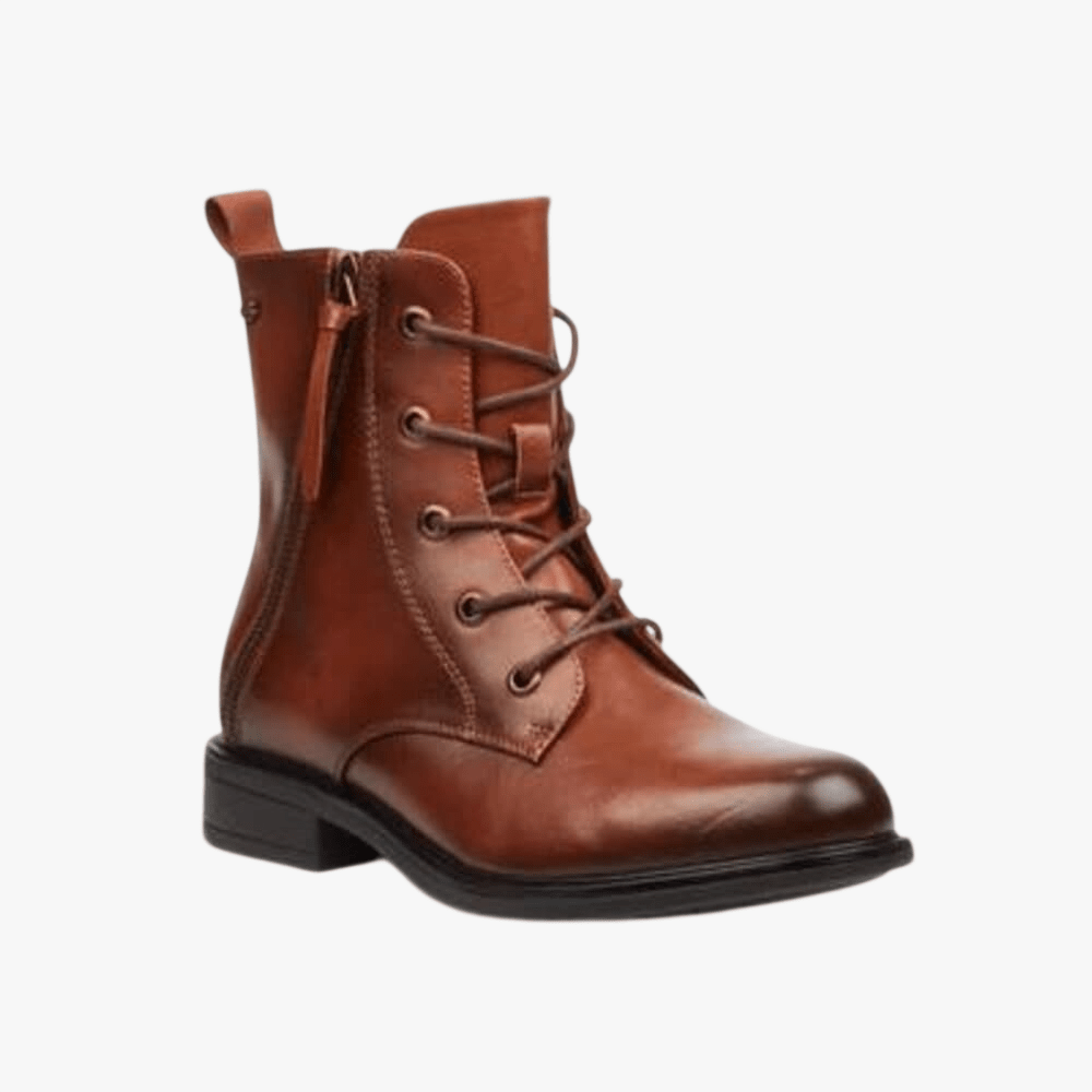 Miss Black Womens Victoria 2 Ankle Boot Tan | Miss Black