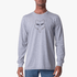 Fox Mens Alfresco Long Sleeve Tee Grey Mel | Fox