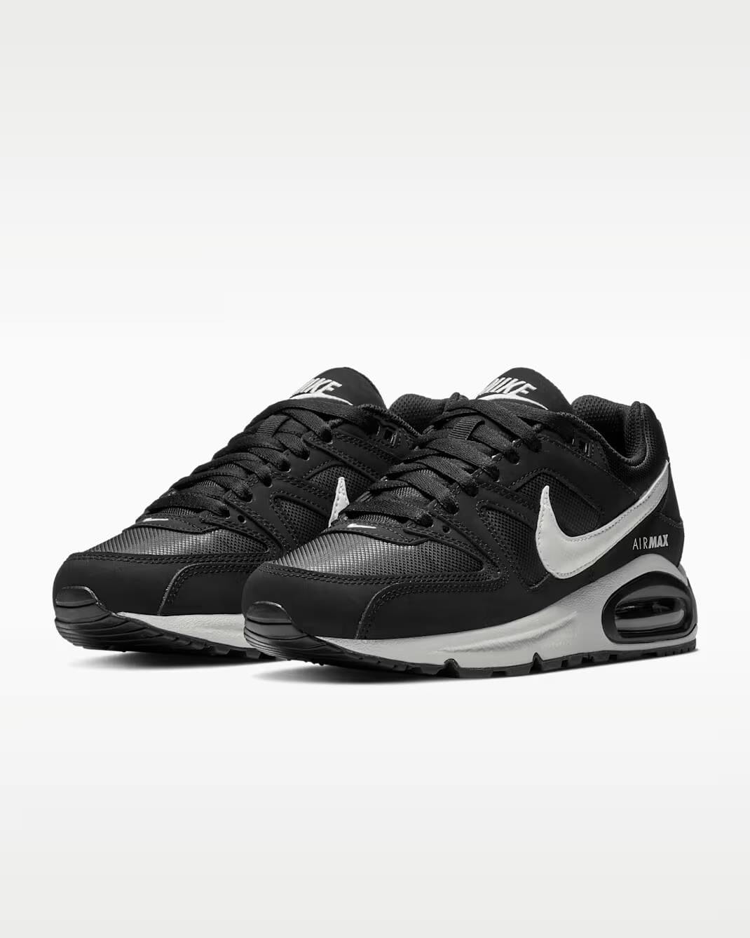 Nike Womens Air Max Command Sneaker Black White | Nike