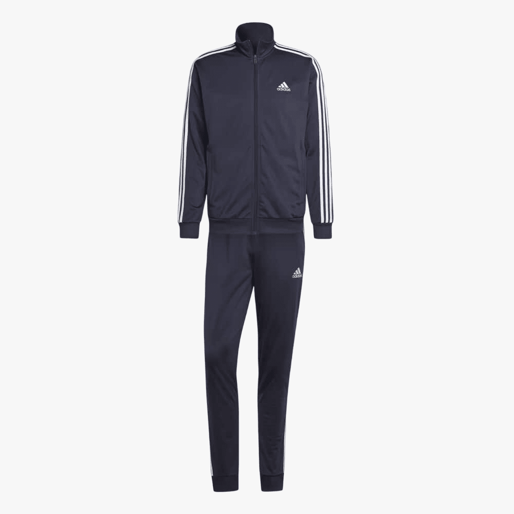 Adidas Mens 3S Tricot Tracksuit Set Legend Ink | Adidas