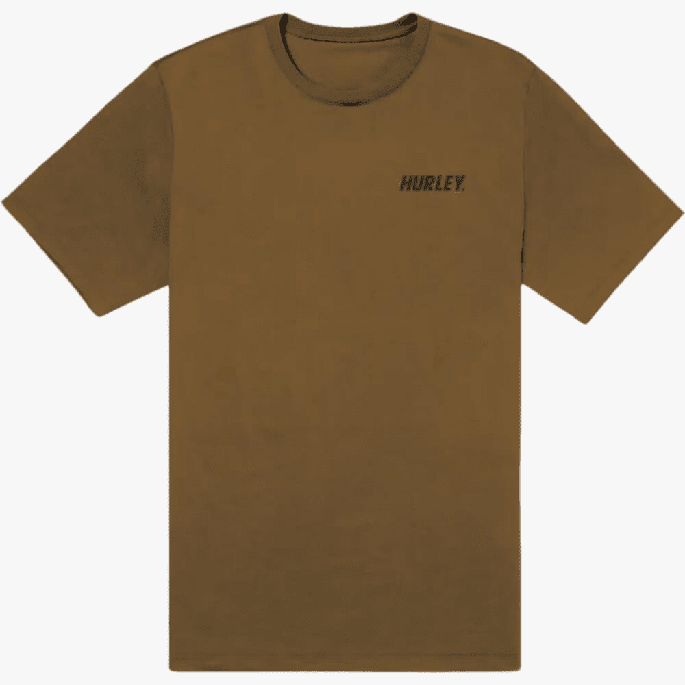 Hurley Mens Small Fastlane Tee Brown | Hurley