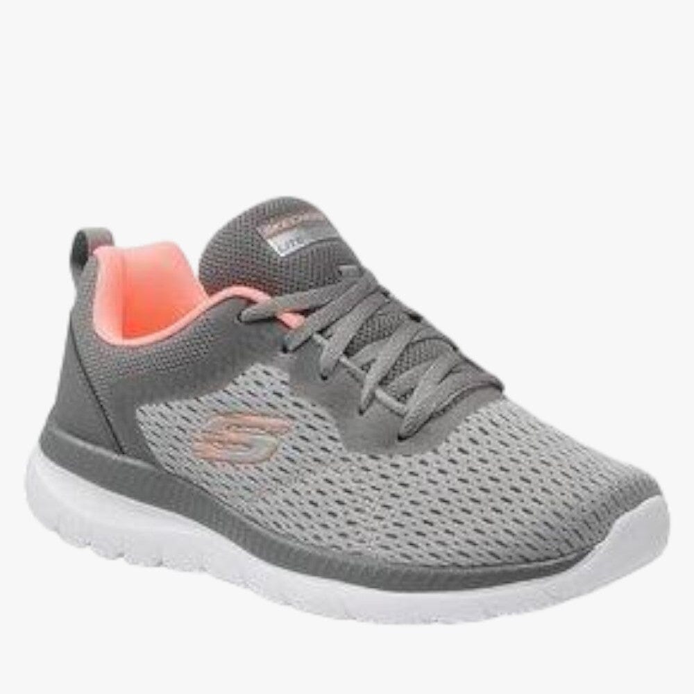 Skechers Womens Bountiful Sneaker Gray Charcoal | Skechers