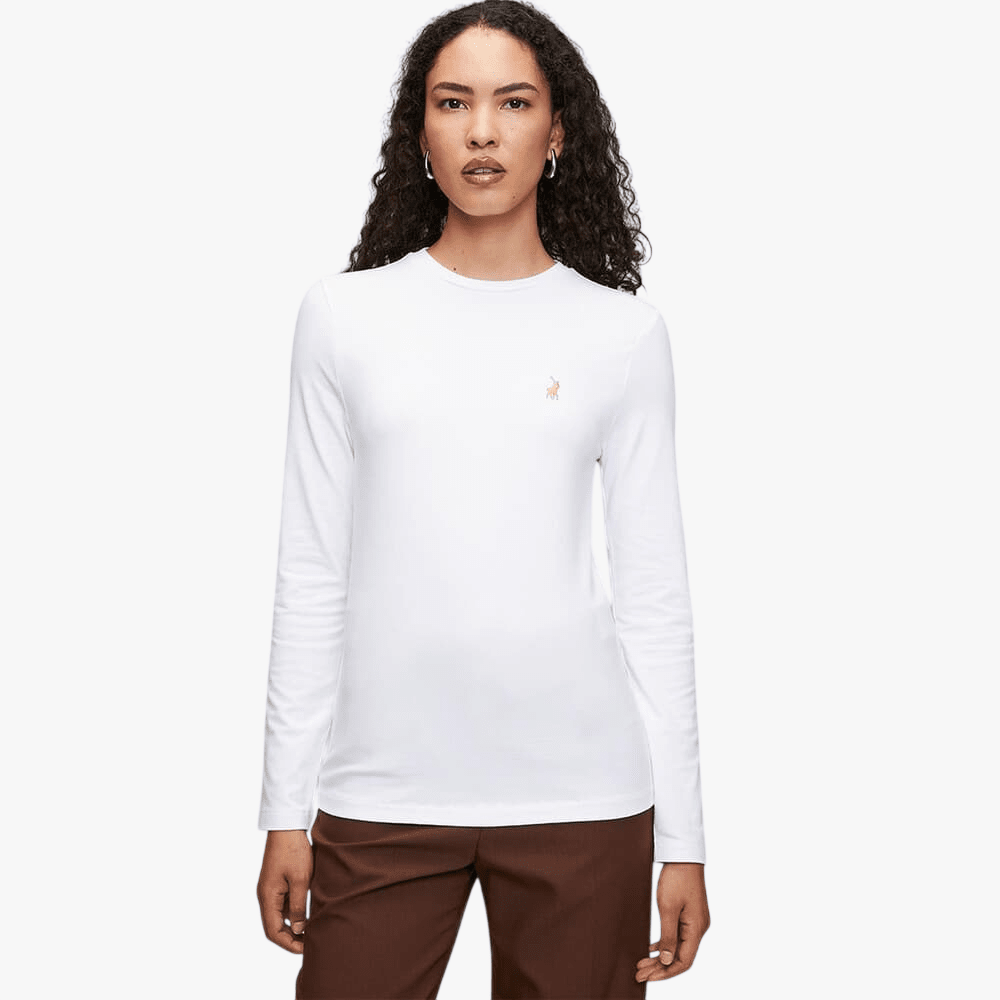 Polo Womens Alice Long Sleeve Tee White | Polo