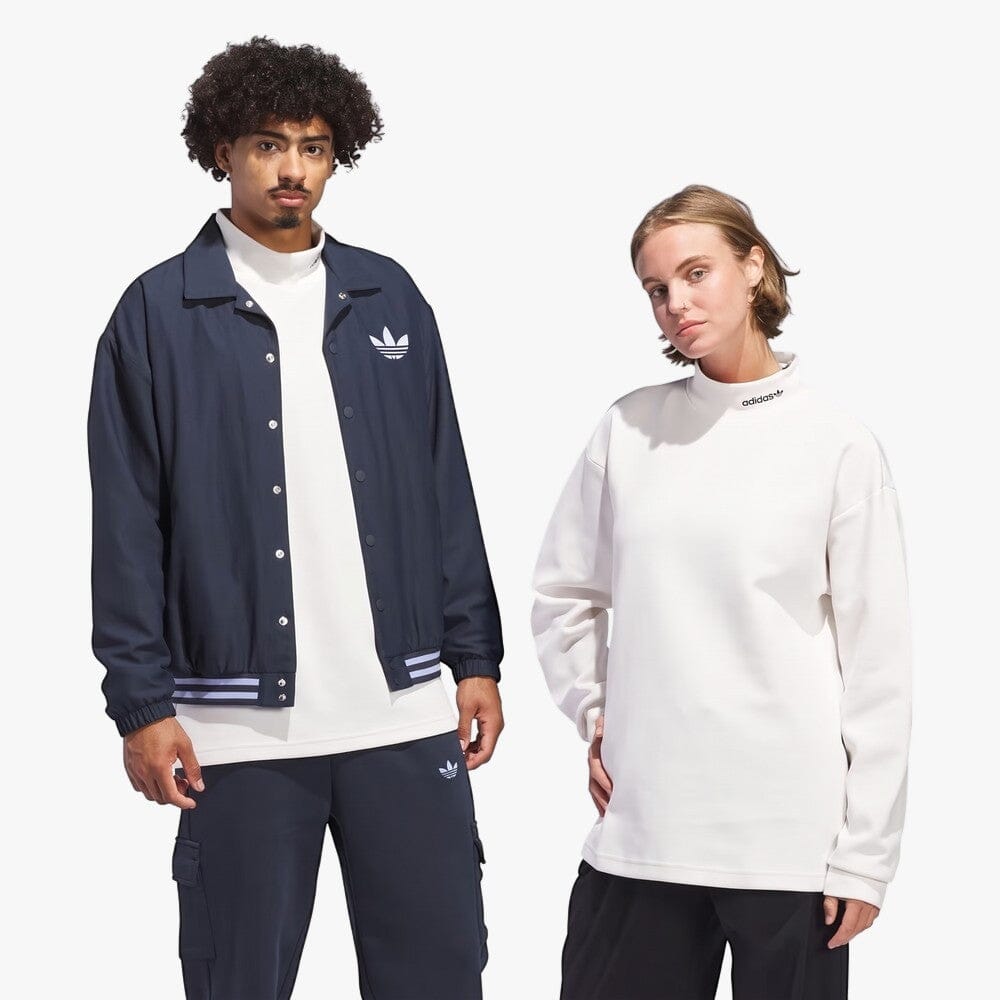 Adidas Mock Neck Sweater Cloud White | Adidas