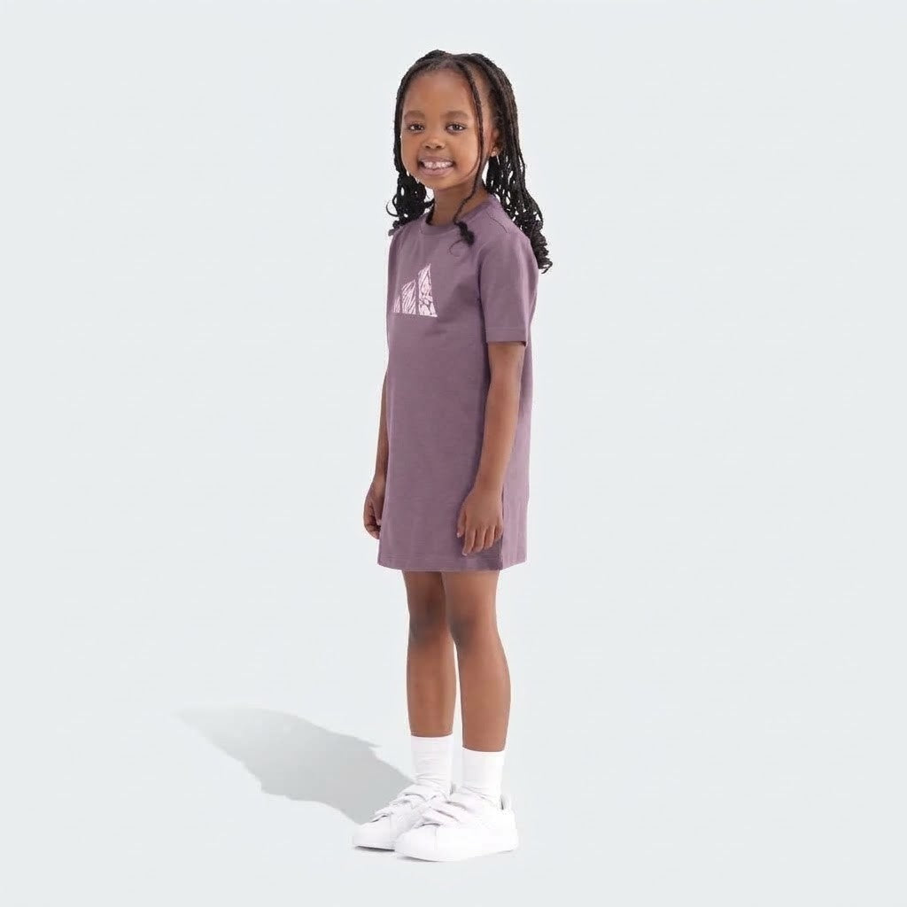 Adidas Girls Animal Dress 2 Magic Mauve