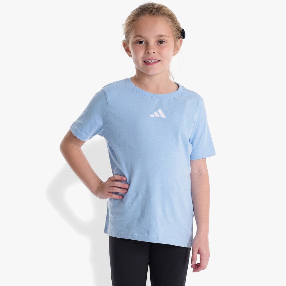Adidas Girls Sl Tee Glow Blue | Adidas