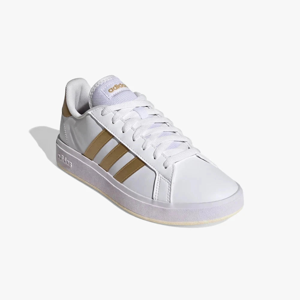 Adidas Grand Court Base 2.0 Sneaker White Gold | Adidas