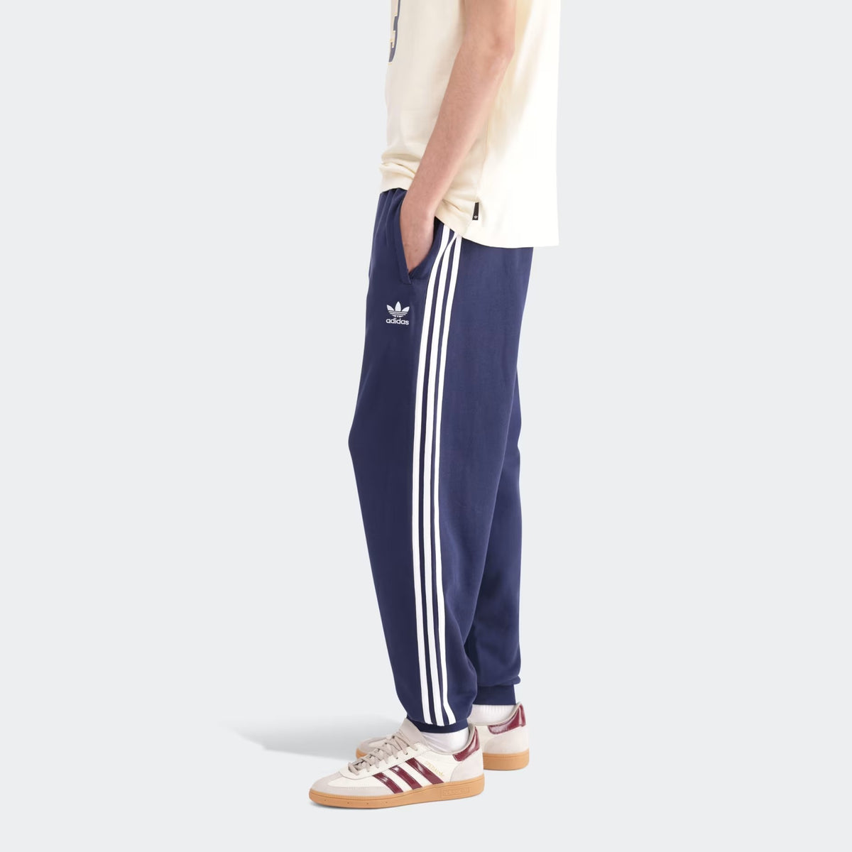 Adidas Mens 2 Stripes Track Pants Night Indigo