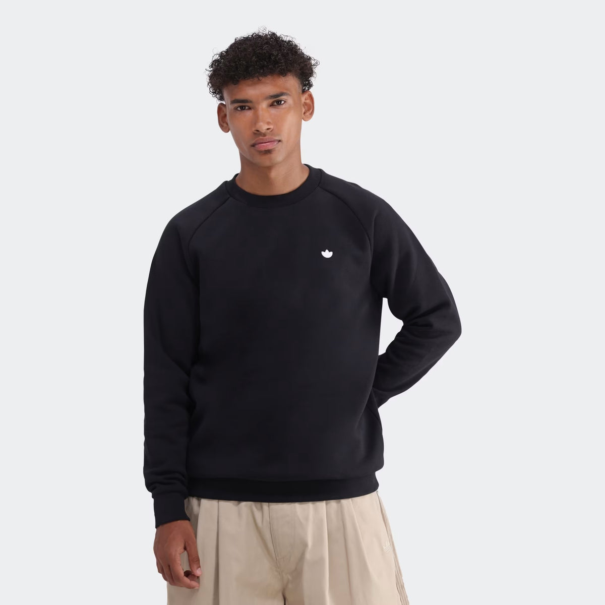 Adidas Mens Ess Crew Sweater Black