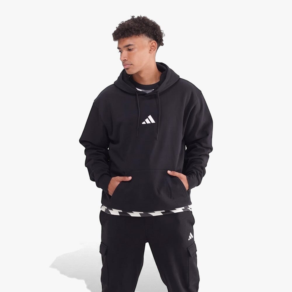 Adidas Mens Feel Cozy Hoodie Black | Adidas