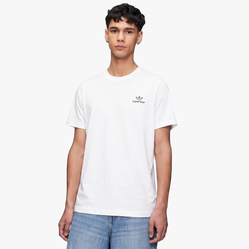 Adidas Mens Paris Superstar Gfx Tee White | Adidas