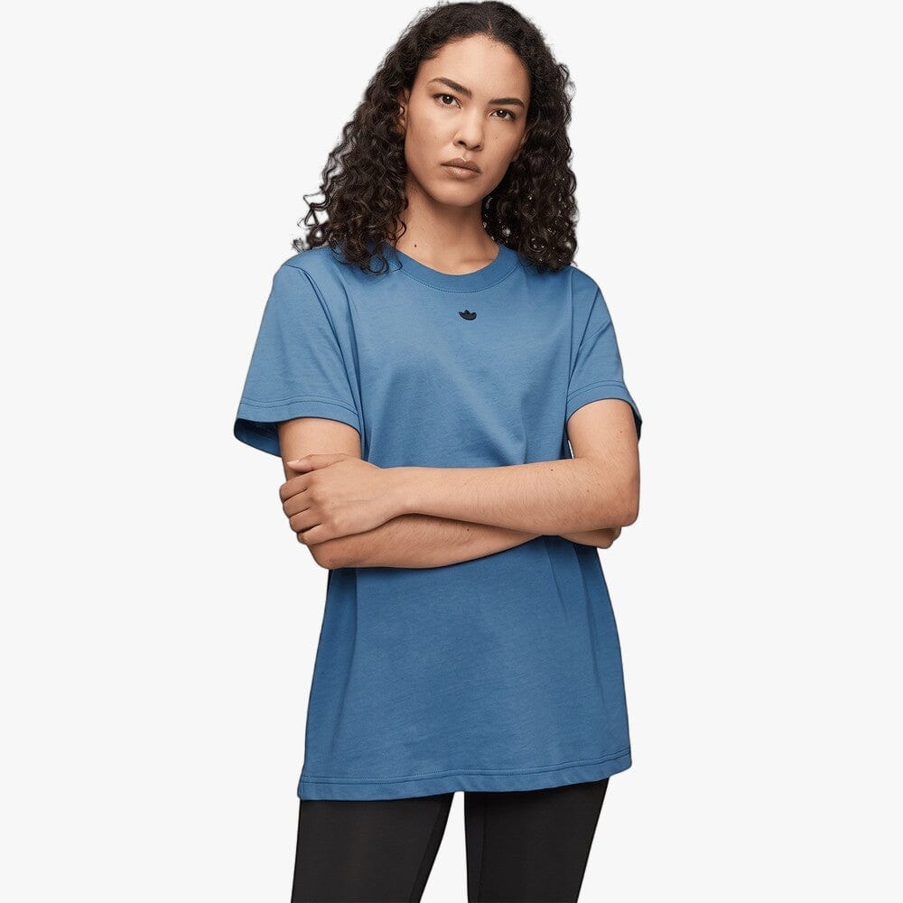 Adidas Womens Ess Trf Tee Dusy Blue | Adidas