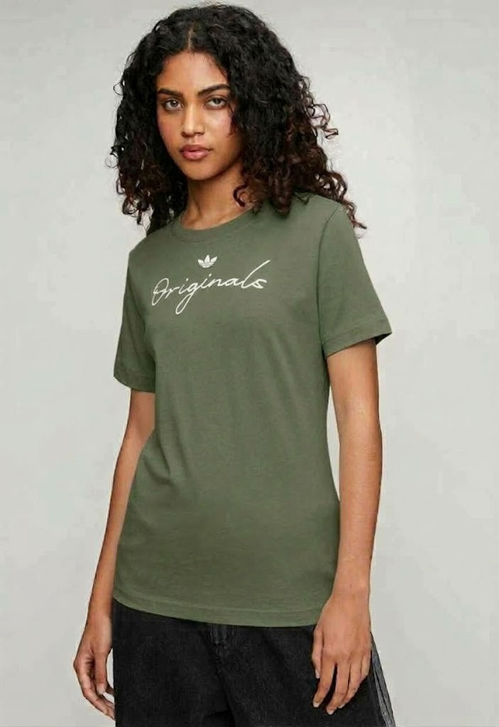 Adidas Womens Long Slee Trace Green