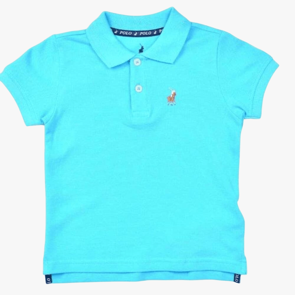 Polo Boys Austin Short Sleeve Golfer Light Blue &gt;430-4 | Polo