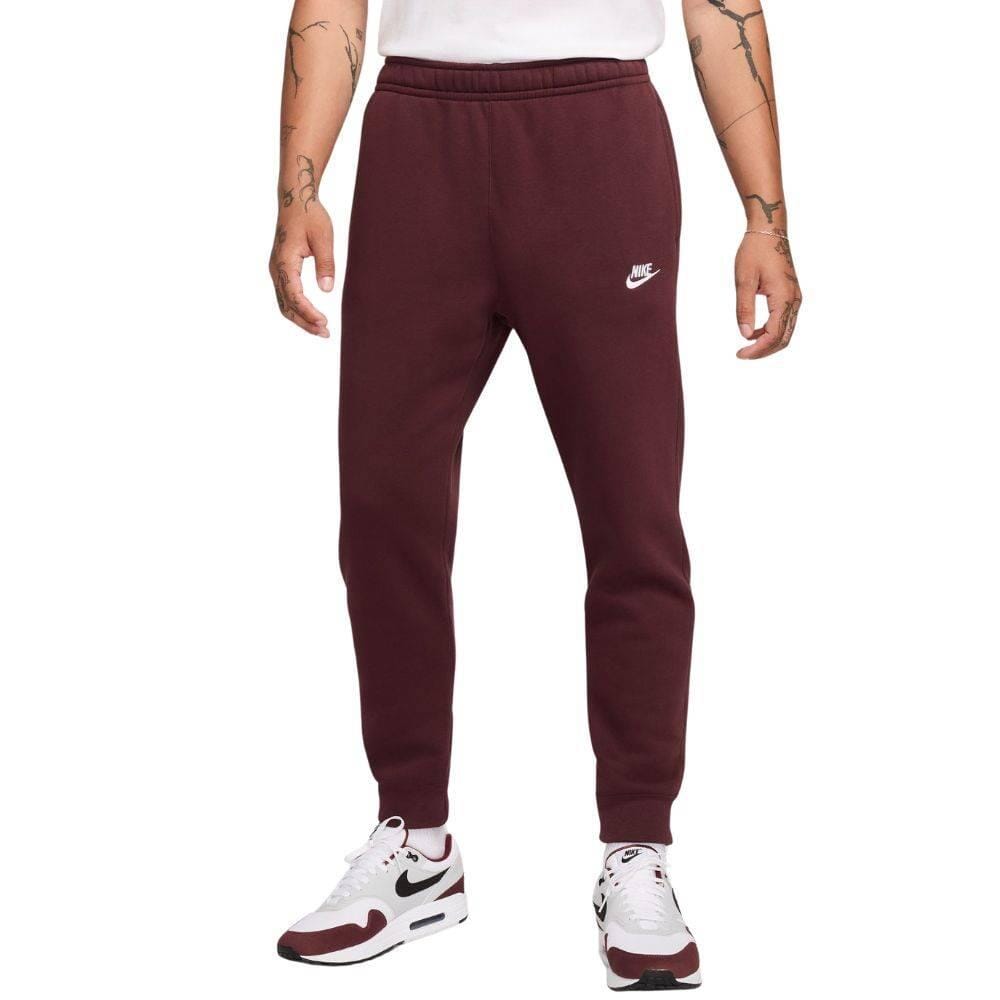 Nike Mens Sportswear Club Sweatpants Maroon | Nike