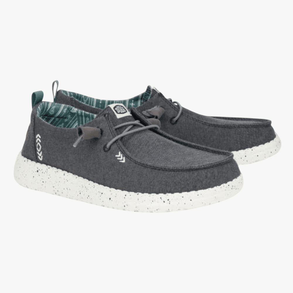 Hey Dude Womens Wendy Chambray Black | Hey Dude