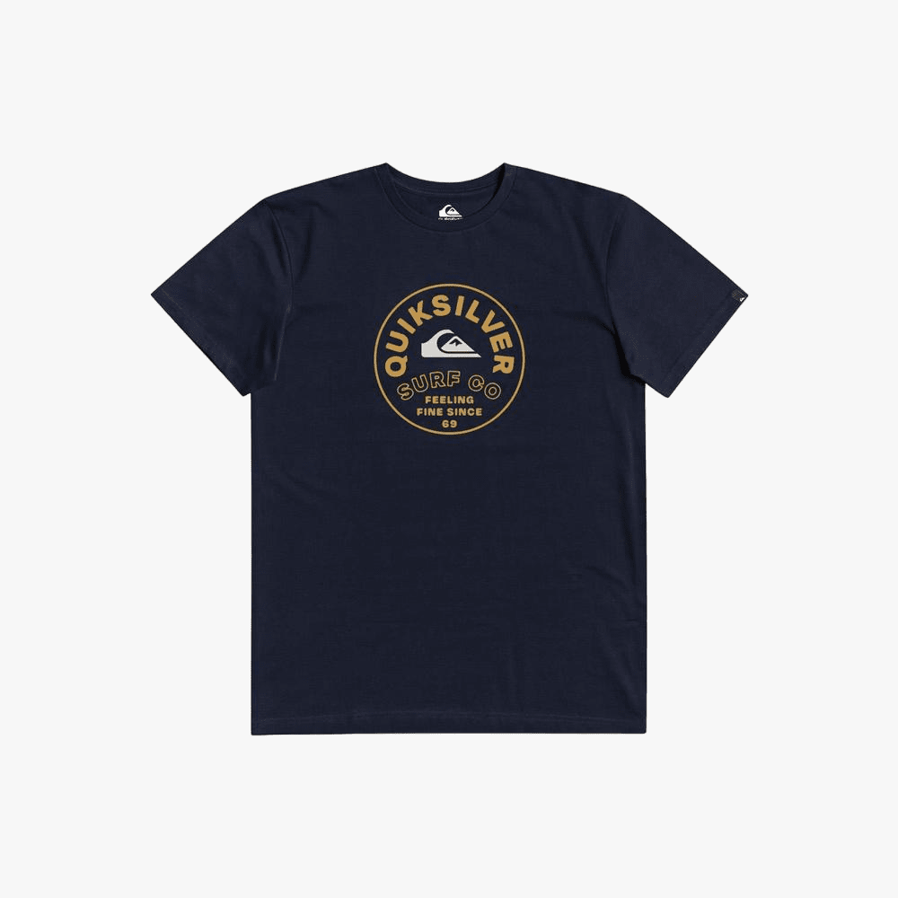 Quiksilver Mens Timeless Short Sleeve Tee Navy Blazer | Quiksilver