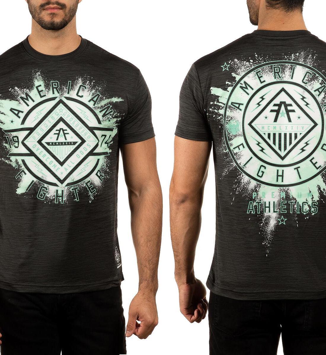 Affliction Mens Birchwood Short Sleeve Tee Grey
