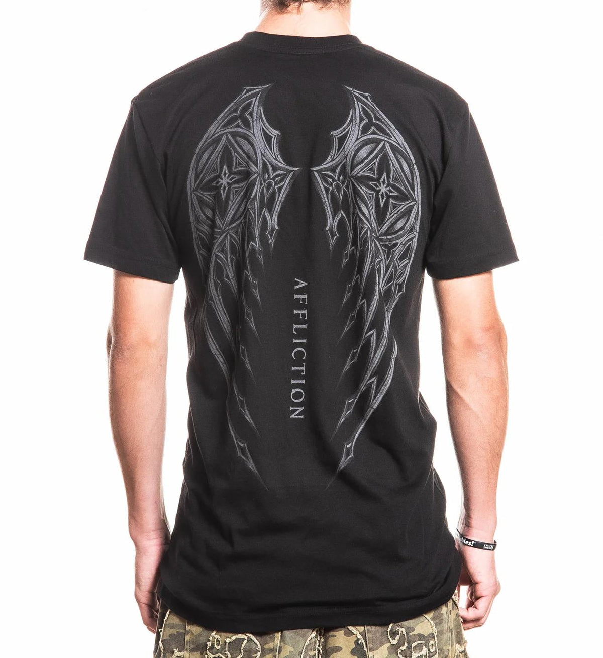 Affliction Mens Spiker Tee Black