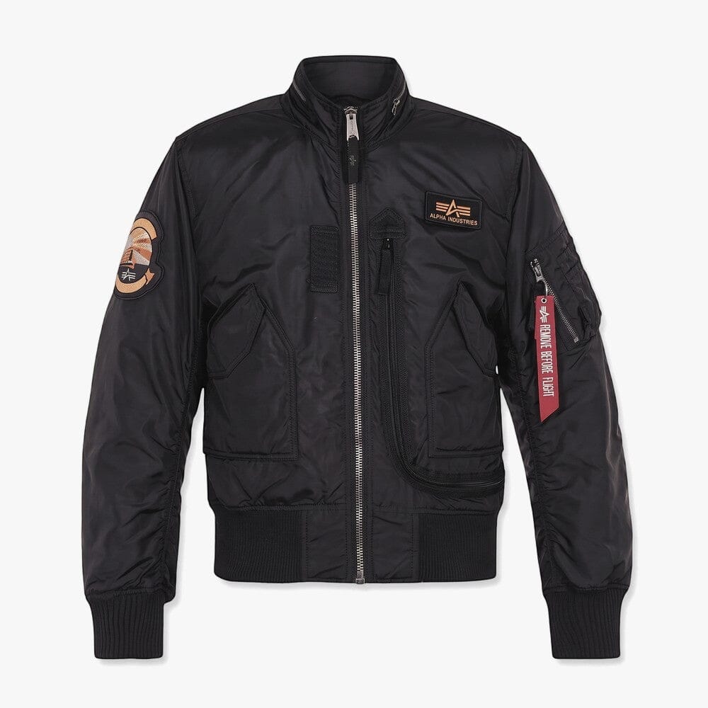 Alpha Industries Engine Jacket Black Orange | Alpha