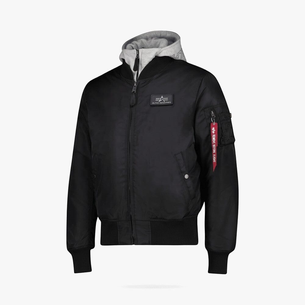 Alpha Industries Ma 1 Dtec Jacket Black Grey | Alpha