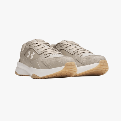 Under Armour Mens Edge Leather Sneaker 203 Beige | Under Armour