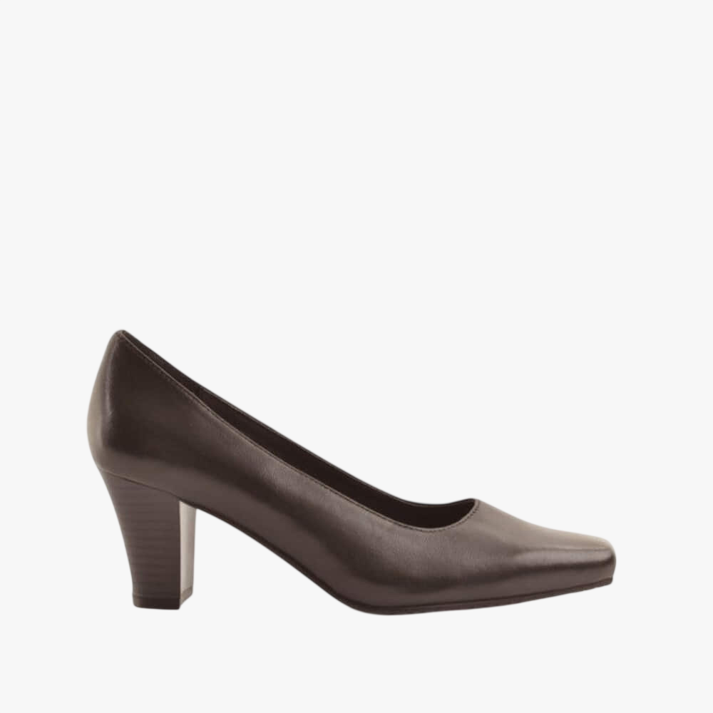 Greencross Womens Hh Square Toe Slip On Court Brown