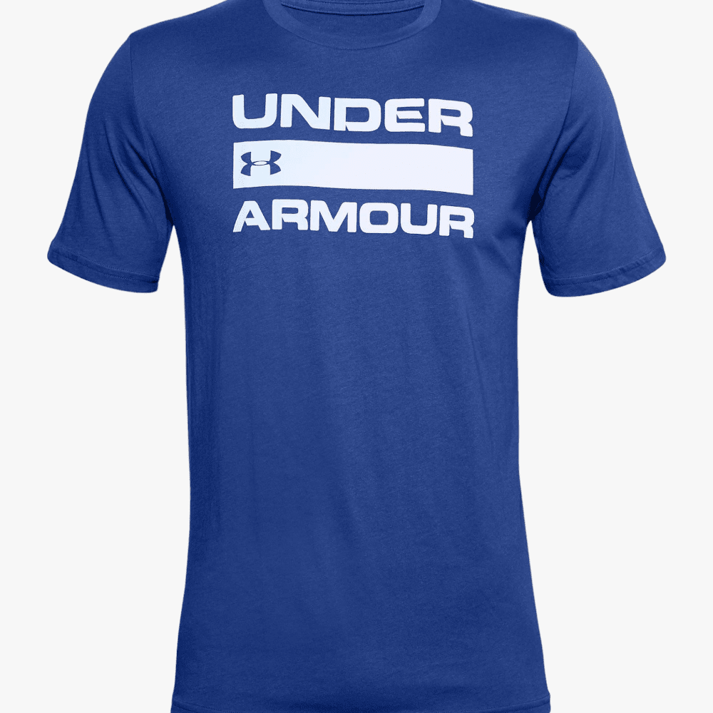 Under Armour Mens Ua Team Issue Wordmark Short Sleeve Tee Jupiter Blue/White | Under Armour