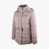 Wildebees Womens Hooded Puffer Jacket Pebble Stone | Wildebees