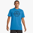 Quiksilver Mens Straight Up Short Sleeve Tee Vallarate Blue | Quiksilver