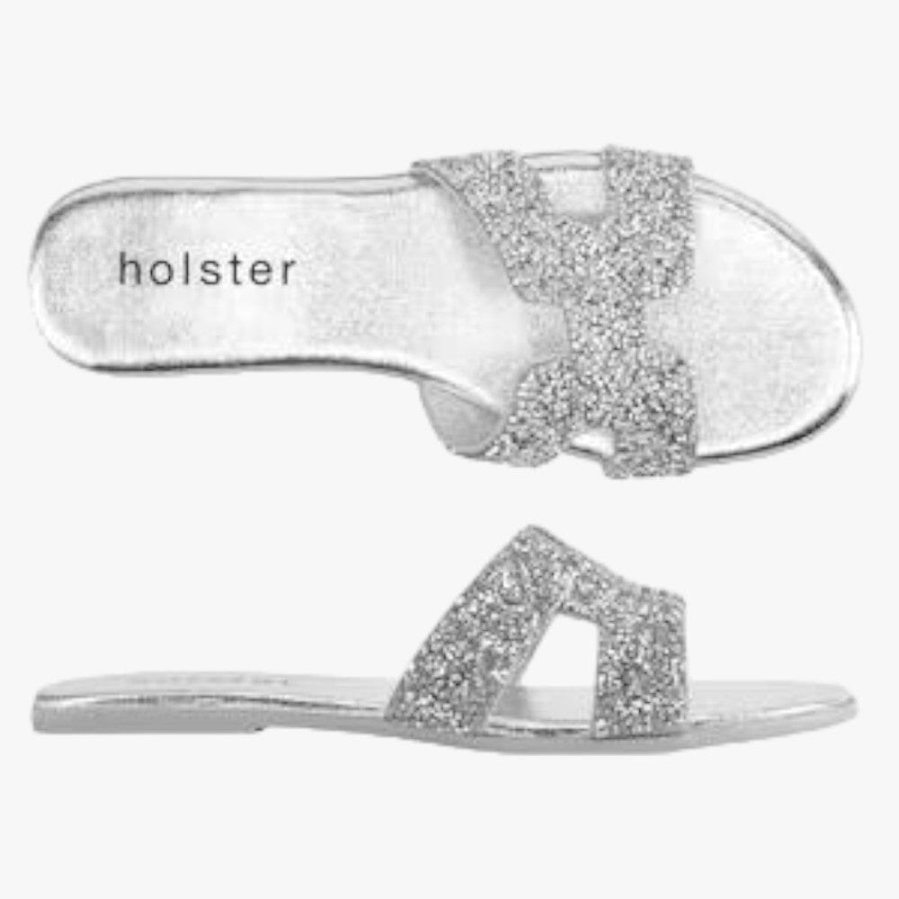 Holster Womens Kayla Sandal Silver | Holster