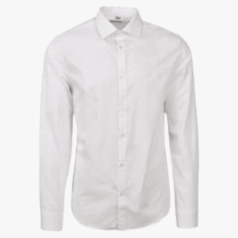 Pringle Mens Classic Long Sleeve Shirt White | Pringle