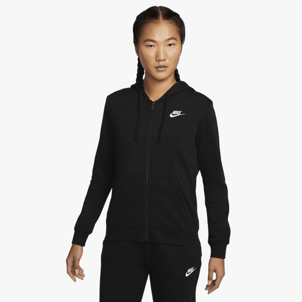 Nike Womens Essential Full Zip Hoodie Black | Nike