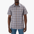 Jeep Mens Yd Check Short Sleeve Tee Brown Elemental Jeep