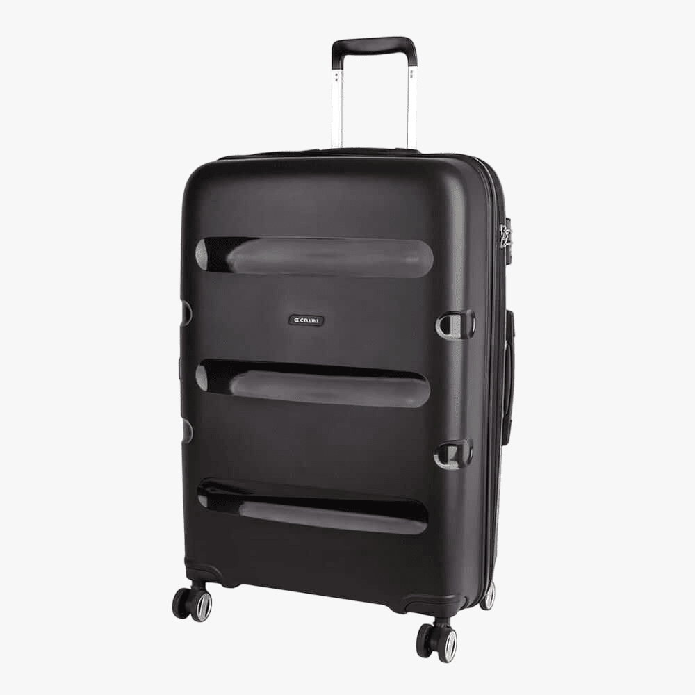 Cellini 4 Wheel Large Trolley Case Black | Cellini