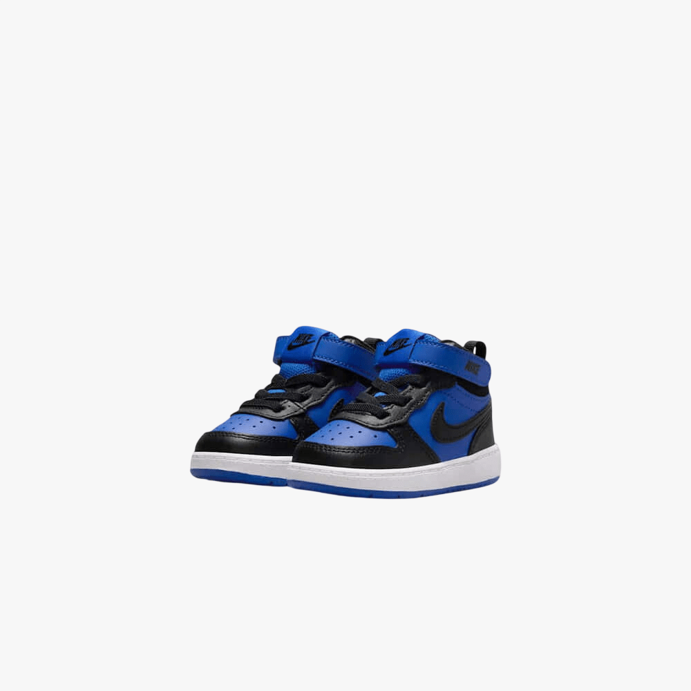 Nike Infant Boys Court Borough Mid 2 Sneaker Black Royal | Nike
