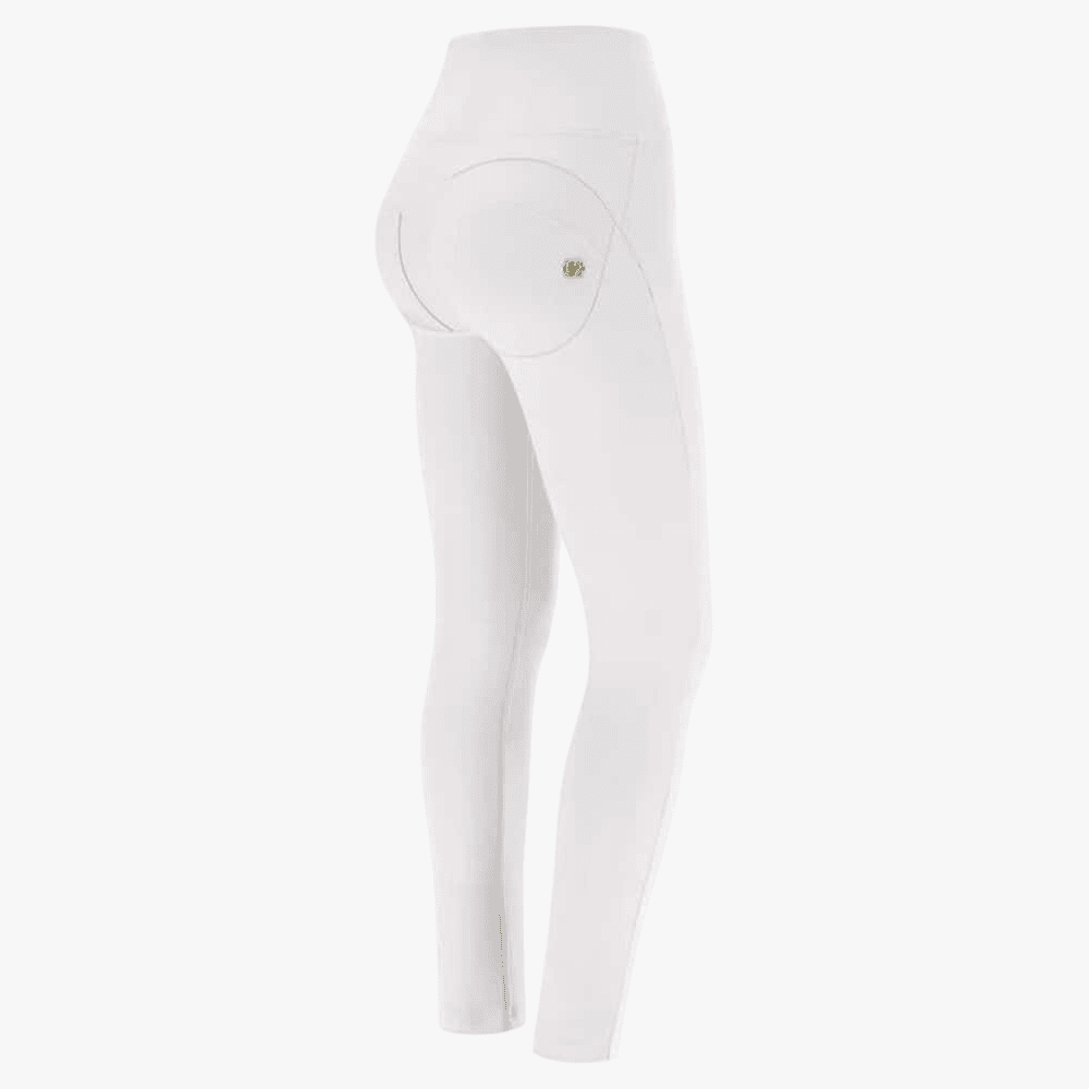 Freddy Womens High Rise Wr.Up With Zipper Diwo Pro Tana Care White | Freddy