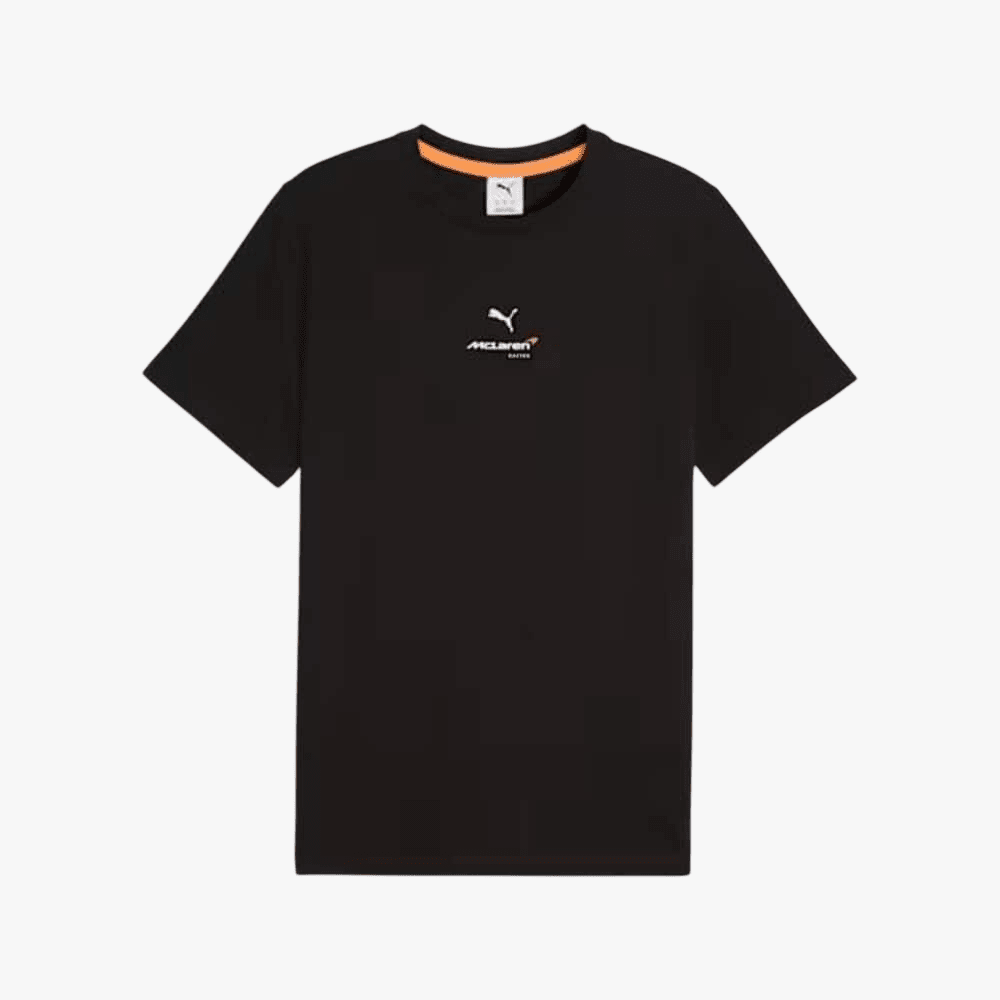 Puma Mens Mclaren Small Logo Short Sleeve Tee Black | Puma