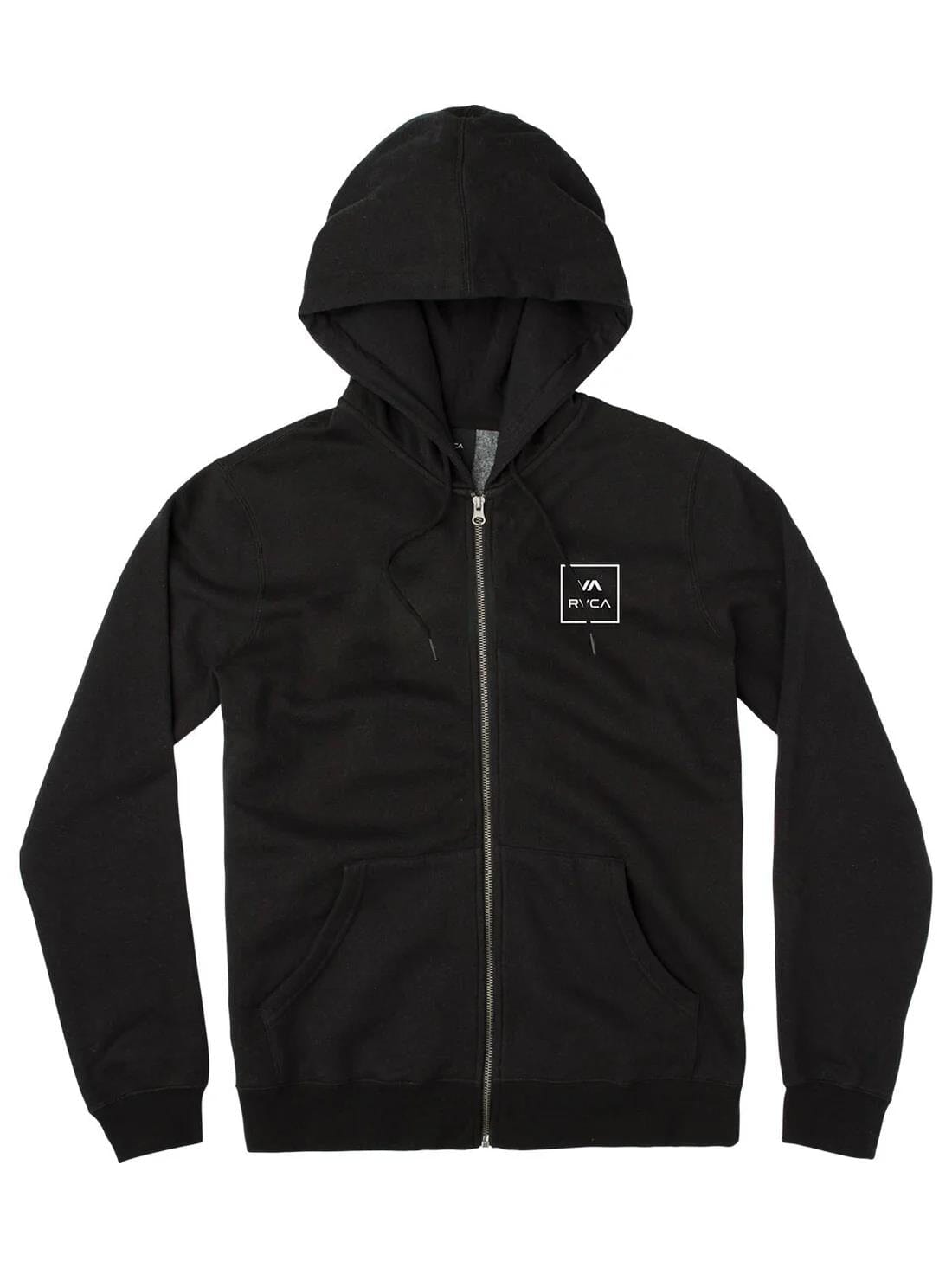 Rvca Mens Va All The Ways Zip Hoodie Black | Rvca