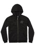 Rvca Mens Va All The Ways Zip Hoodie Black | Rvca