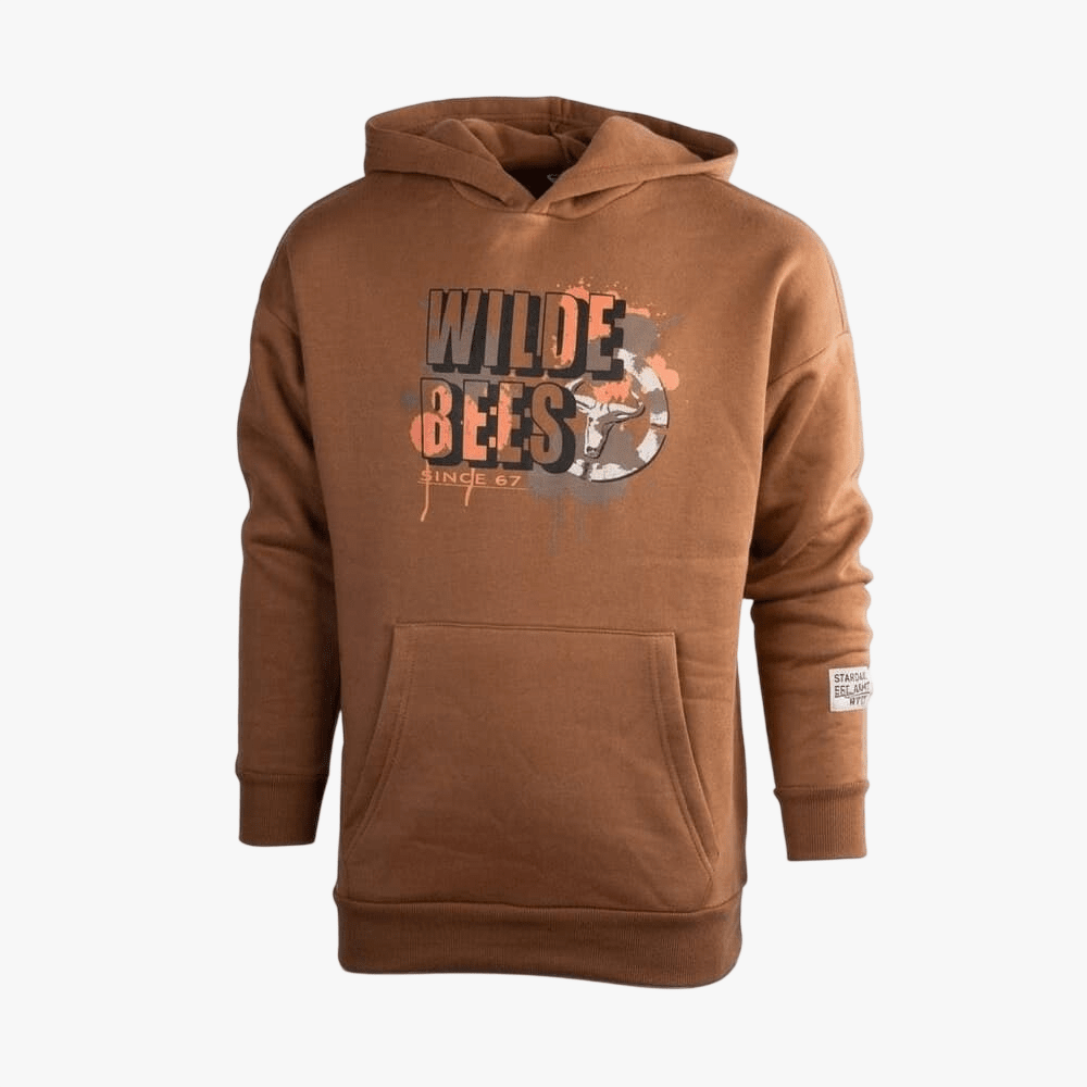 Wildebees Boys Graffitti Grunge Hoodie Combat Melange | Wildebees