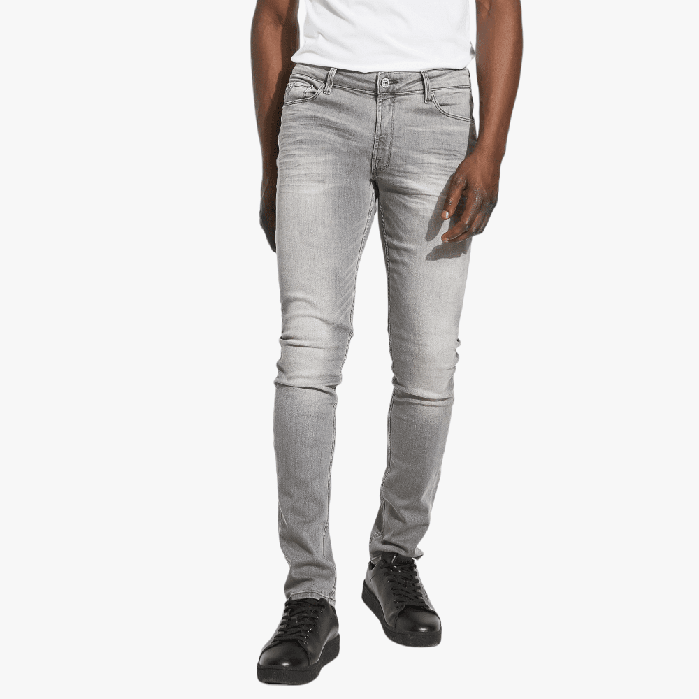 Guess Mens Harley Super Skinny Jeans Grey Wash | Guess