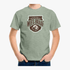 Boerboel Kids Printed Short Sleeve Tee Green Mel | Boerboel