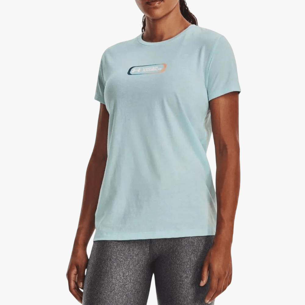 Under Armour Womens Gradient Pill Short Sleeve Tee 469 Blue | Under Armour