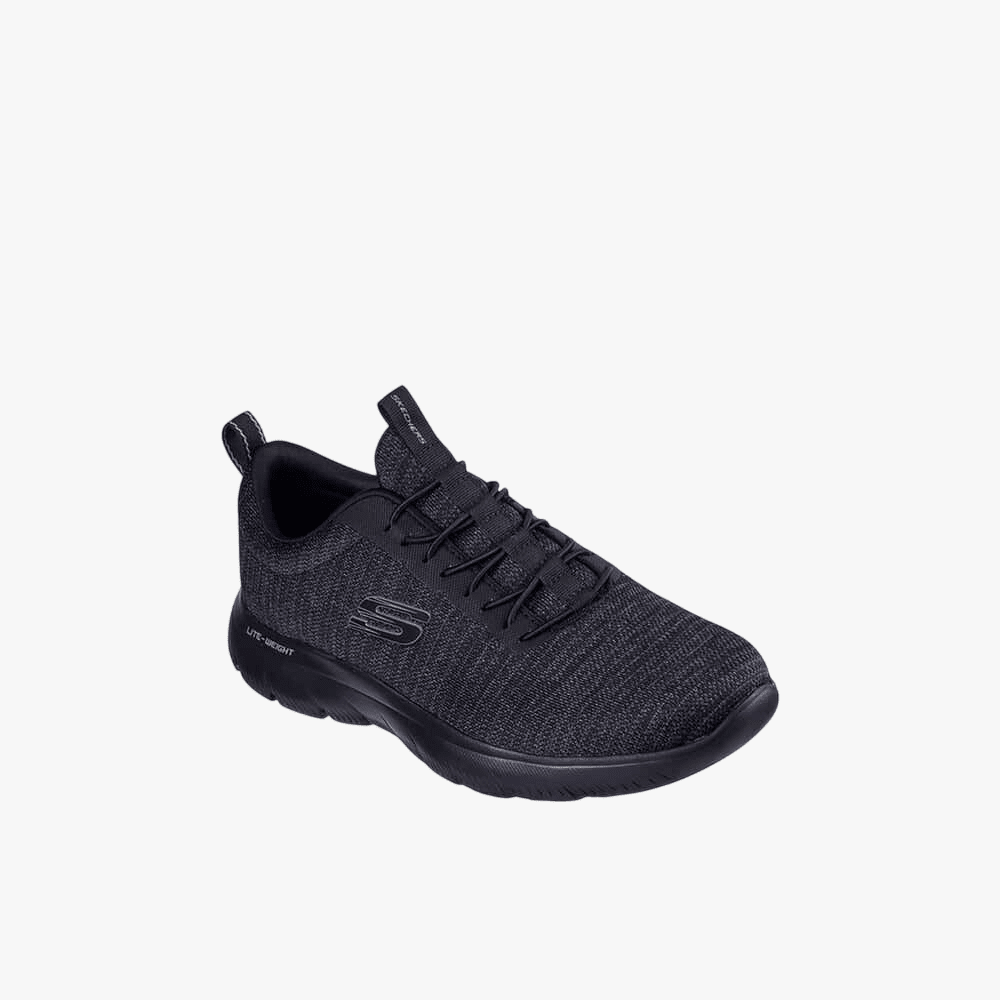 Skechers Mens Summits Sneaker Black Black | Skechers