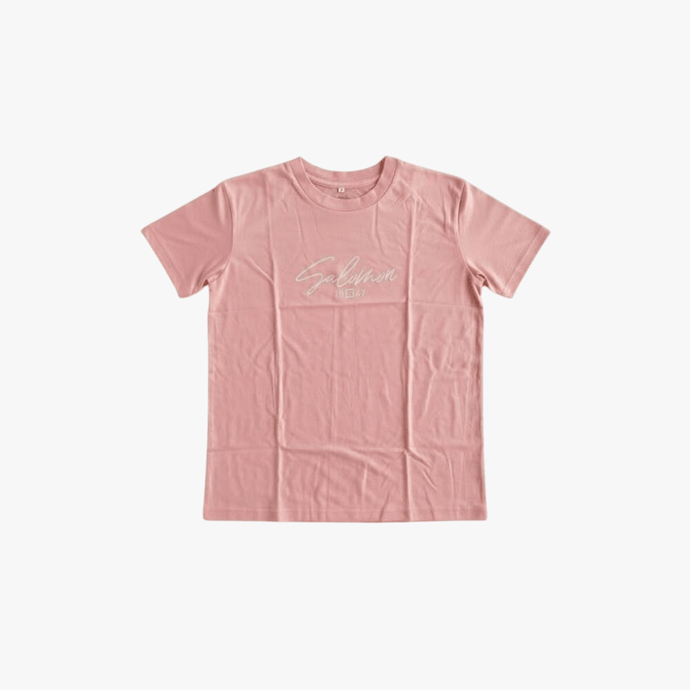 Salomon Womens New Wave Short Sleeve Tee Peach Amber | Salomon