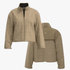 Polo Womens Hailey Monogram Puffer Jacket Stone | Polo